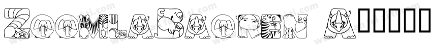 ZoomlaBaoren A102字体转换